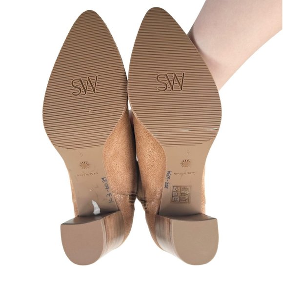 NWB Stuart Weitzman Hattie Suede Leather Heeled Knee High Boots - Picture 9 of 11